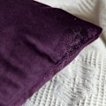 Miniatyrbild 3 av 5: Set med 2 dekorativa kuddfodral i sammet Soffa Case Super Smidig Mjuk Inredning Hem Vardagsrum Sovrum För Soffa 2 delar 30x50cm Vinröd
