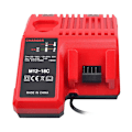 Miniatyrbillede 2 af 5: Dual charge lithium batterioplader, der erstatter Milwauk M12-18 (M12-18 dual charge/europæiske regler),