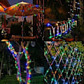 Pikkukuva 2 / 5: 20M Solar String Lights, monivärinen 200 LED PVC-valoputki ulkona IP68 vedenpitävä lomajuhliin uudenvuoden joulu