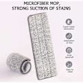 Miniatyrbild 3 av 5: Sladdlös handsfree golvmopp i mikrofiber, våt- och kemtvätt, 360° roterande platt mopp (6 mikrofiberkuddar)