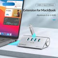 Pikkukuva 2 / 4: ORICO M3U7-G2 7-in-1 Type-C–USB 3.2 -telakointikeskitin Silver