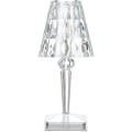 Miniatyrbilde 2 av 5: Trefarget diamantbordlampe i krystall, atmosfærisk nattlys for soverommet, litiumbatteri, berøringsfargetemperatur og lysstyrkejustering, USB r