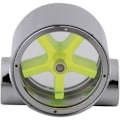 Miniatyrbillede 1 af 5: LH computer vandkølet flowmåler metal vand flow meter indvendigt gevind computer vandkølet flow indikator
