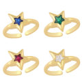Miniatyrbild 2 av 5: Ring Vintage Zircon Star Fashion Smycken Ac10812 white