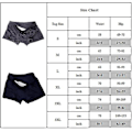 Miniatyrbilde 2 av 2: Menn Modal Boxer Briefs Undertøy Stretch Boxers Underbukser Light Blue 2XL
