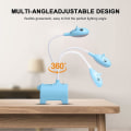 Miniatyrbilde 3 av 5: Led bordlampe for barn, bordlampe med 3 farger og dimbar, berøringsbryter / usb-tilkobling / penneholder, leselampe for barnerom, arbeidsrom, jobb (b