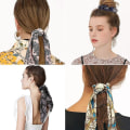 Miniatyrbilde 3 av 4: Mote Floral Enkelttrykt Scrunchie Elastisk Hårbånd For Kvinner Hår Skjerf Sløyfer Gummitau MULTI