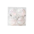 Miniatyrbild 1 av 5: 6st julboll Transparent julgransprydnader White