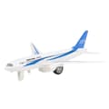 Miniatyrflygplan i legering, dragleksak, flygplan, vit present till barn