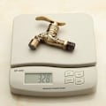 Miniatyrbillede 4 af 5: Vægmonteret G1/2 tommer vask vandhane Rustik messing blandingsbatteri vandhane