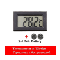 Pikkukuva 1 / 5: Digitaalinen LCD-lämpömittari anturi Kosteusmittari Mittari Jääkaappi Akvaario Monitoring Display Kosteus Ilmaisin Kotitalouksien lämpömittari wireless