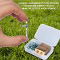Miniatyrbild 2 av 5: 30-pack titanersättningsblad för Worx Landroid robotgräsklippare Uppgraderade titanblad och skruvar för Worx Landroid robotgräsklippare，