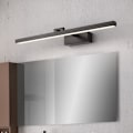 Miniatyrbillede 2 af 4: LED-sminkespejllys til hjemmespejl，9W/40cm/8210 sort/varmt lys，til badeværelsesspejl, toilet