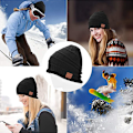Miniatyrbild 4 av 5: Present till Män Bluetooth Mössa - Julgåva till Män och Kvinnor Pappa Tonåring Original Användbar Mössa Anslut Bluetooth Hörlurar, Alla Hjärtans Dag Present Födelsedag