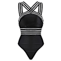 Miniatyrbillede 3 af 5: Kvinder badedragt One Piece Monokini Solid Badetøj