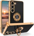 Magnetisk Fingerring Telefoncover til Samsung S24 - Sort