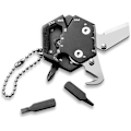 Miniatyrbild 2 av 5: Nyckelring i rostfritt stål Hexagon Form Bärbar Multi Tool Fickstorlek Pocket Tool