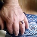 Miniatyrbillede 2 af 5: Luksus Mænd Firkantet Cubic Zirconia Rhinestone Finger Ring Bryllupssmykker Gave Blue US 8