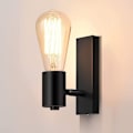 Miniatyrbilde 1 av 5: Svart vegglampe 350 grader svingbar svart metall vegglampe Soverom Sengelampe Hotellvei Trapp Vegglampe