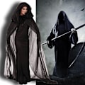 Miniatyrbillede 3 af 5: Kvinde heks gotisk kjole Halloween rollespil M
