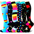 Pikkukuva 1 / 5: Kompressiosukat naisille ja miehille Circulation 6 paria set11 L XL