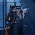 Miniatyrbillede 2 af 5: Stk Dæmon Pandebånd Horns Queen Pandebånd Sort Fest Cosplay Fancy Dress Pandebånd Unisex-voksenhår Pandebånd Gothic Wicke