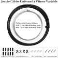 Miniatyrbillede 4 af 5: Universal cykelskifterkabel Cykelskiftekabel til cykling Vvt gearskiftekabel og hussæt