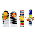 Miniatyrbild 1 av 4: Baby rattle strumpor leksaker 3-6 till 12 månader lär leksaker