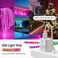 Miniatyrbilde 3 av 5: MG-SPQ100 Trådløs WiFi USB-strømadapter til USB+Type-C ladeadapter Tuya Smart App fjernkontrollbryter White