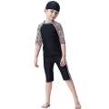 Miniatyrbild 1 av 5: barn Flickor Islamiska Muslimska Badkläder Modest Burkini Arab Baddräkt Strandkläder Black 11-12 Years
