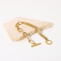 Miniatyrbillede 5 af 5: Armbånd Sample Style Daily Outfit Metallic Element B1445