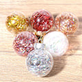 Miniatyrbild 4 av 5: 4st julboll Transparent julgransprydnader gold