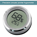Miniatyrbillede 2 af 5: Mini digital LCD display temperatursensor sort