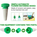 Miniatyrbild 3 av 5: Keramisk lazy waterer automatisk avlopp keramisk konisk huvud växtpip droppbevattning,