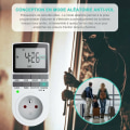 Miniatyrbilde 5 av 5: Europeisk standard storskjermtimer digital programmerbar utgang, ukentlig digital timer med LCD-display Passer for ind