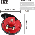 Miniatyrbild 2 av 5: Tinkel Horns For Lastbilar 300db Loud Air Electric Snigelhorn, Super Loud 12v vattentät hornsats för lastbilar, bilar, motorcyklar, cyklar och båtar 2 st