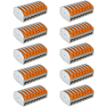 Miniatyrbillede 1 af 4: 10 stk PCT-218 push-stik blød og hård tråd parallel splitter reservedele tilbehør,