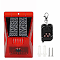 Miniatyrbillede 2 af 4: Solar Advarselslys 129db Solar Alarm Strobe Lys Bevægelsessensor Fjernbetjening