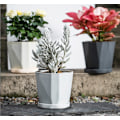 Miniatyrbilde 2 av 4: 3 stk harpiks plast blomsterpotter