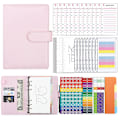 Miniatyrbild 1 av 4: A6 Pu Läder Notebook Planner Organizer Pink