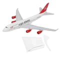 16 cm Högdetaljerad Simuleringslegering Flygplansmodell UK 747 Samlarleksak