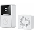 Miniatyrbillede 1 af 5: Trådløs videodørklokke, Smart Visual Security-dørklokke, portkamera, bevægelsesdetektion, nattesyn, 2-vejs, realtids-M