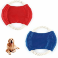 Miniatyrbillede 1 af 5: Frisbees til hunde, Disc-hundelegetøj, udendørs interaktivt træningslegetøj, tyggelegetøj til mellemstore hunde 2 stk.