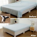 Miniatyrbillede 5 af 5: Sengelagenstropper Fitted Sheet Tie Trekant Elastisk Madrasstrop Justerbar Lagen Båreremme Madrasstrop 4 Pie