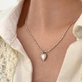 Pikkukuva 3 / 5: Kaulakoru 925 hopeakorut Heart Stud muotikorut Ac8045 C181