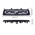 Miniatyrbilde 4 av 5: Høyre side; plating Dashboard Luftuttak Vent Air Condition Vent Panel For 5 Series F10 F11 F18