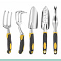 Miniatyrbilde 4 av 4: Liten spade og spade, karbonstål rustfritt stål i hagehuset, saftig gravejord, blomstergren transpl.