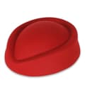Ceremoniell hattband performance hatt tweedhatt-röd