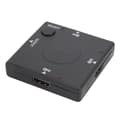 3-i-1 ut-bryter 1080P HD Multimedia Interface Splitter Adapter Videokonverter for bærbar datamaskin