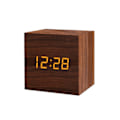 Miniatyrbillede 1 af 4: Cube Led Click Clock Vækkeur med lydaktivering White white
